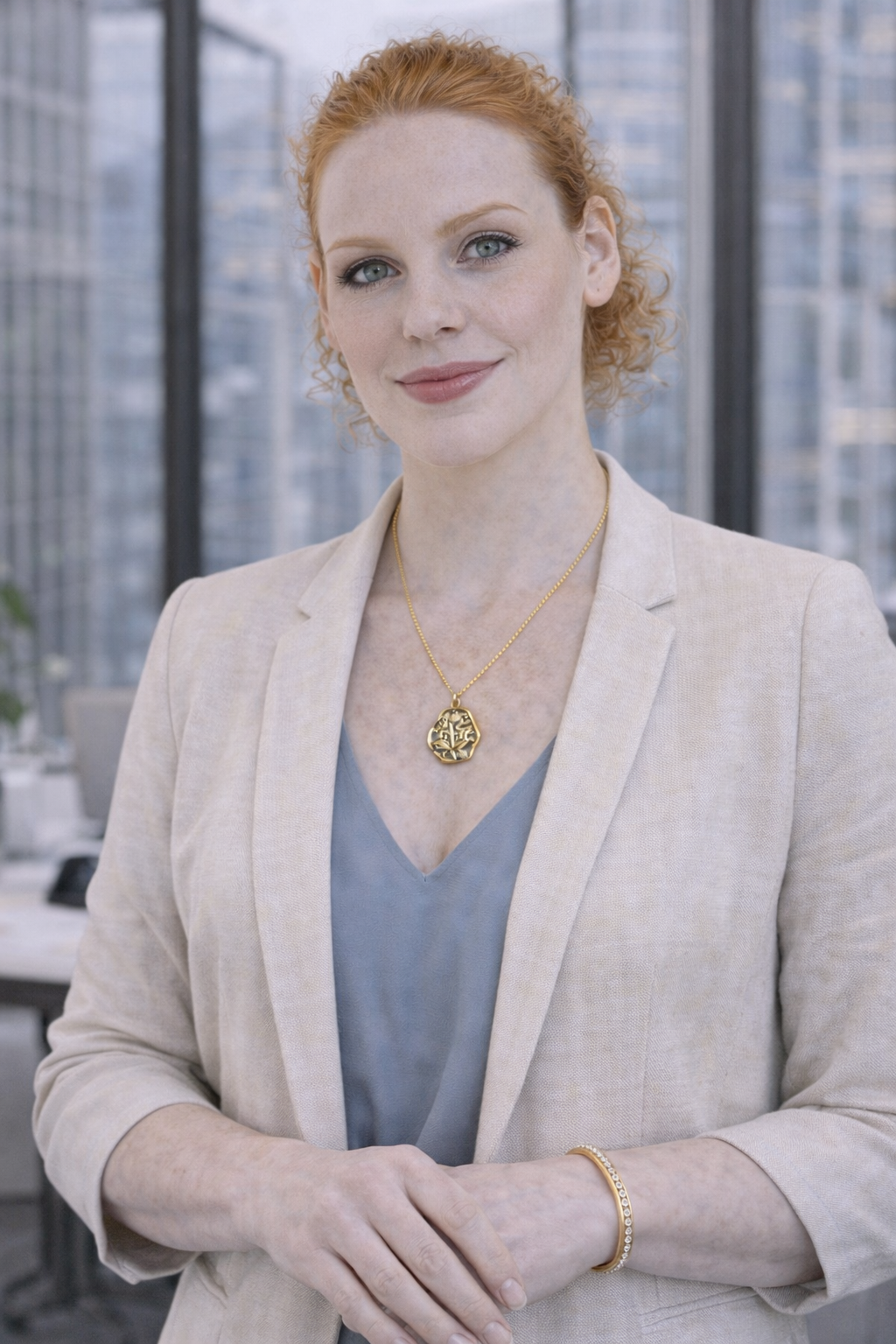 Gold Plated Anti Tarnish Stainless Steel Elysian Bloom Necklace