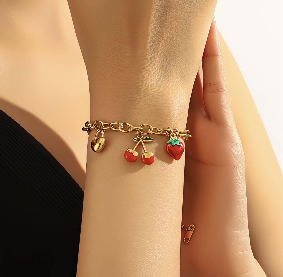 Gold Plated Stainless Steel Anti Tarnish Bracelet